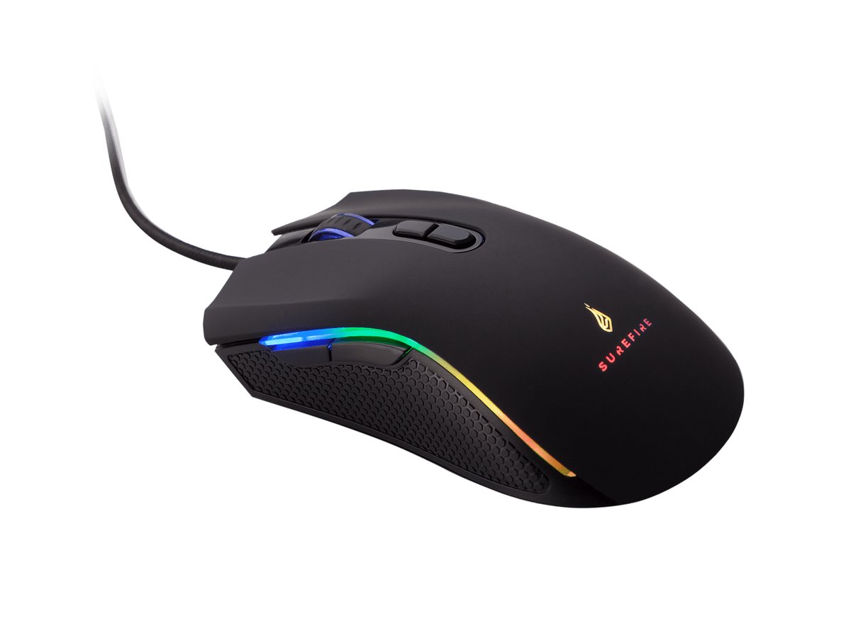 Surefire Hawk Claw Gaming 7-button Mouse With Rgb