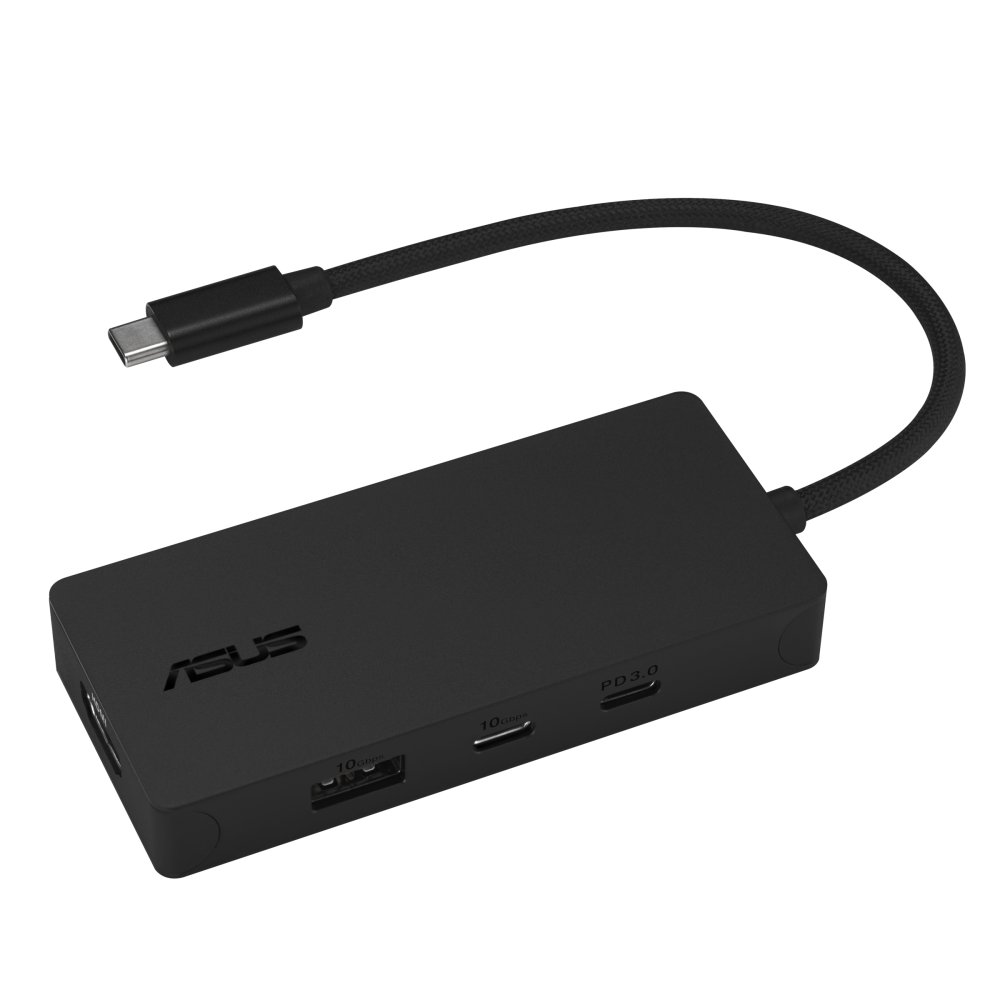 Asus 4 IN 1 USB-C DocK DC110 1 x USB-A, 1 x HDMI 2.1, 2 x USB-C Up to 100W Power Delivery 4K 60Hz