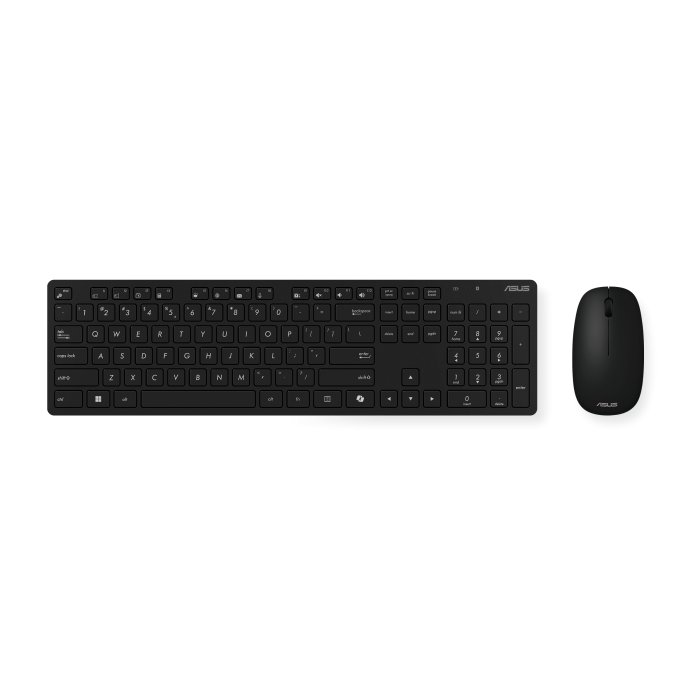 ASUS W5000 Wireless Keyboard and Mouse Set Black