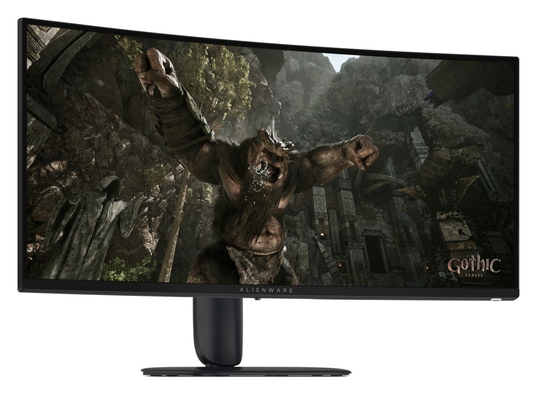 DELL Alienware AW3426DWM - (34") (3440x1440) WQHD VA Curved Gaming Monitor | 240Hz | x2 HDMI ports (HDCP 1.4 and HDCP 2.3) | x1 DisplayPort 1.4 port (HDCP 1.4 and HDCP 2.3) | x1 USB 5Gbps Type-B upstream port | x1 USB 5Gbps Type-A downstream port | x1 USB