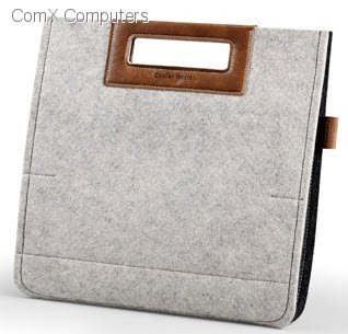 Cooler Master Elegance Collection Afrino Folio For iPad 2 Easy To Carry With Handle, Water Resistance Material And Protects From Scratches, Dust And Drops - Grey Colour