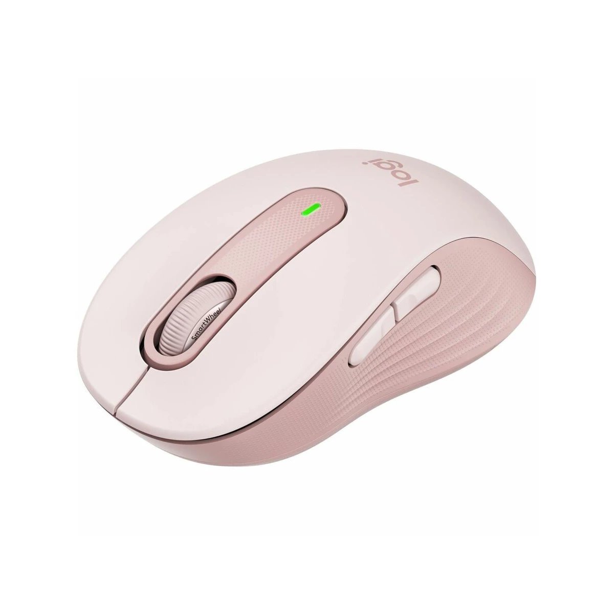 Logitech - Signature M650 Wireless and Bluetooth Mouse - Pink Rose