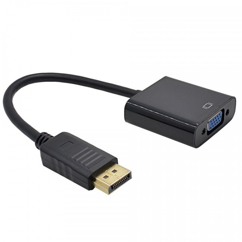 Tuff-Luv - Display Port to VGA Adapter – Black