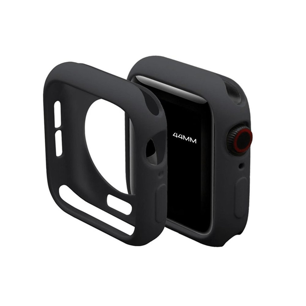 Tuff-Luv - Shockproof Bumper Case for Apple Watch - 44mm Black