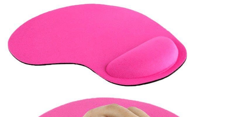Tuff-Luv - Ultra Slim Cloth Mouse Pad with Wrist Foam Pad - Pink