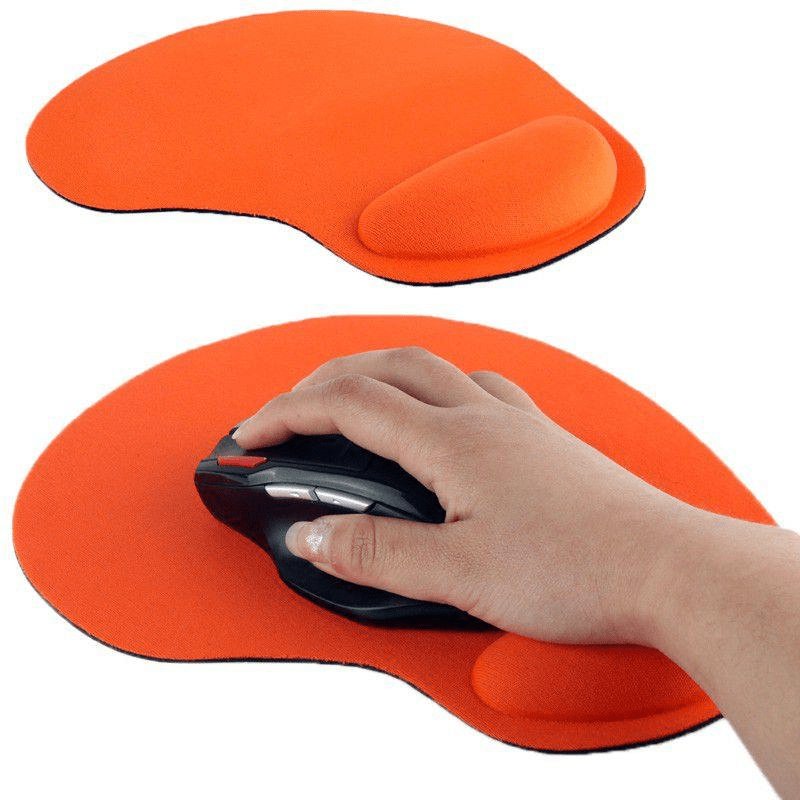 Tuff-Luv - Ultra Slim Cloth Mouse Pad with Wrist Foam Pad - Orange
