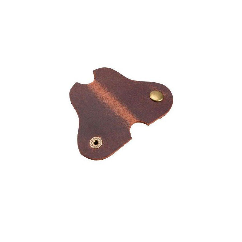 Tuff-Luv - Leather Cable Pouch Smart Wrap - Brown