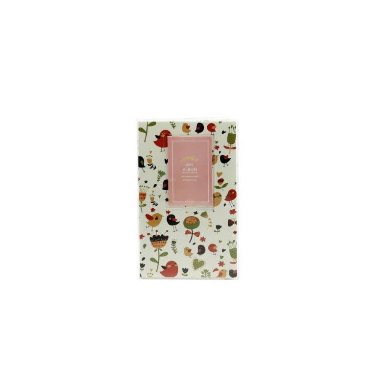 Tuff-Luv - Lovable Birds Instax Mini 8 Photo Album - Beige