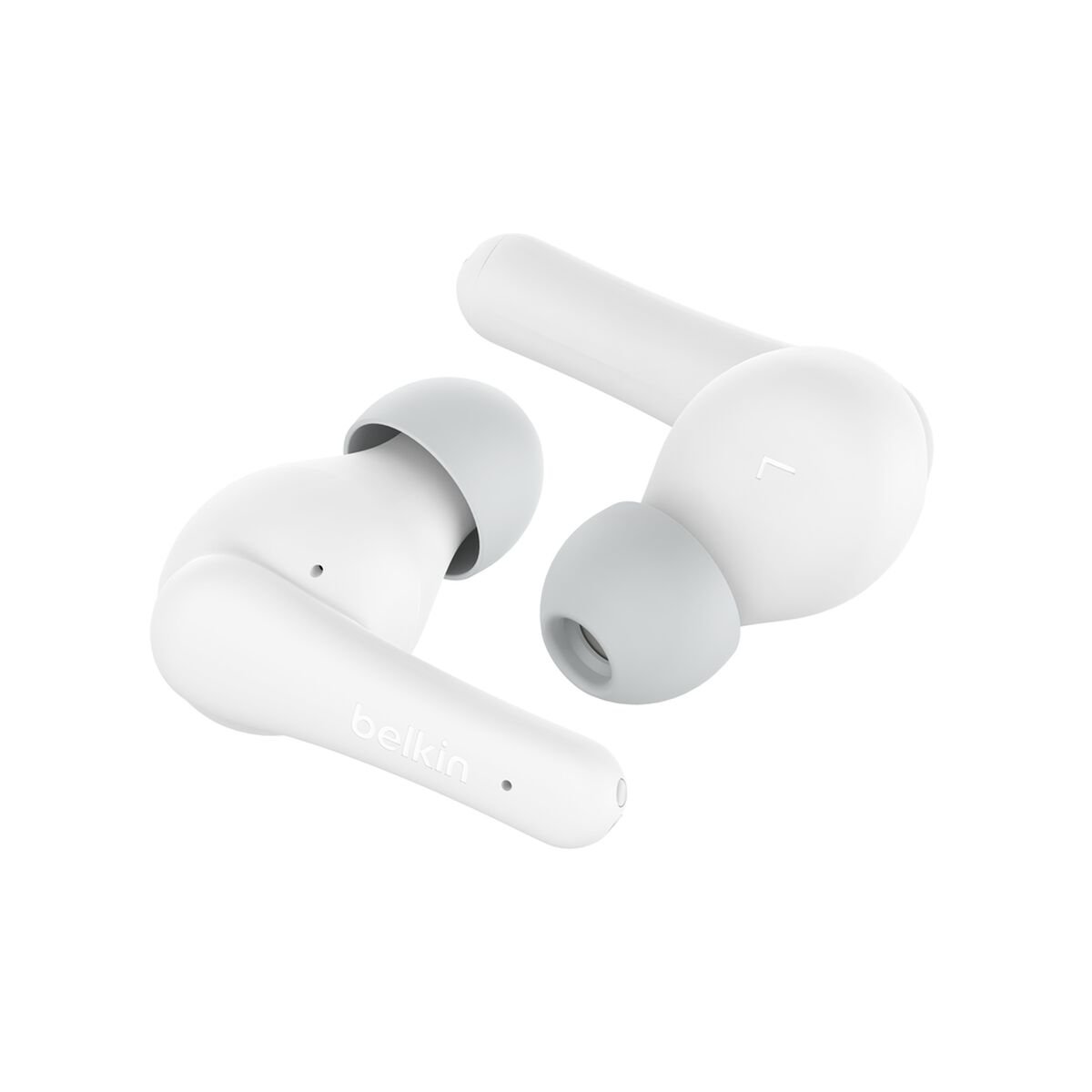 Belkin SoundForm Nano 2 Bluetooth Earbuds for Kids with Built-in Microphone 28H Battery Life Safe 85dB Volume IPX5 Water Resistance - White