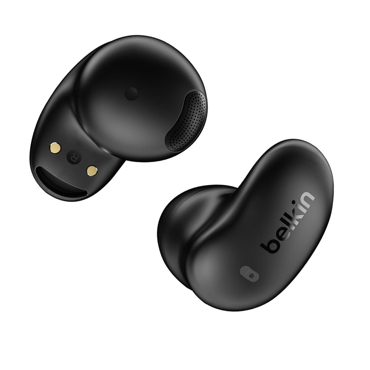 English (UK) Belkin - SoundForm Anywhere Wireless Earbuds, Bluetooth Earphones with Long-Lasting Comfort, IPX4 Waterproof Lightweight Earbuds - Black