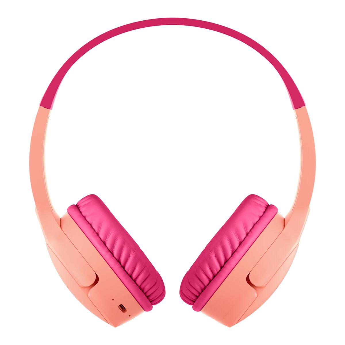 Belkin - Soundform Mini Kids Wireless Headphones - Pink - with Case