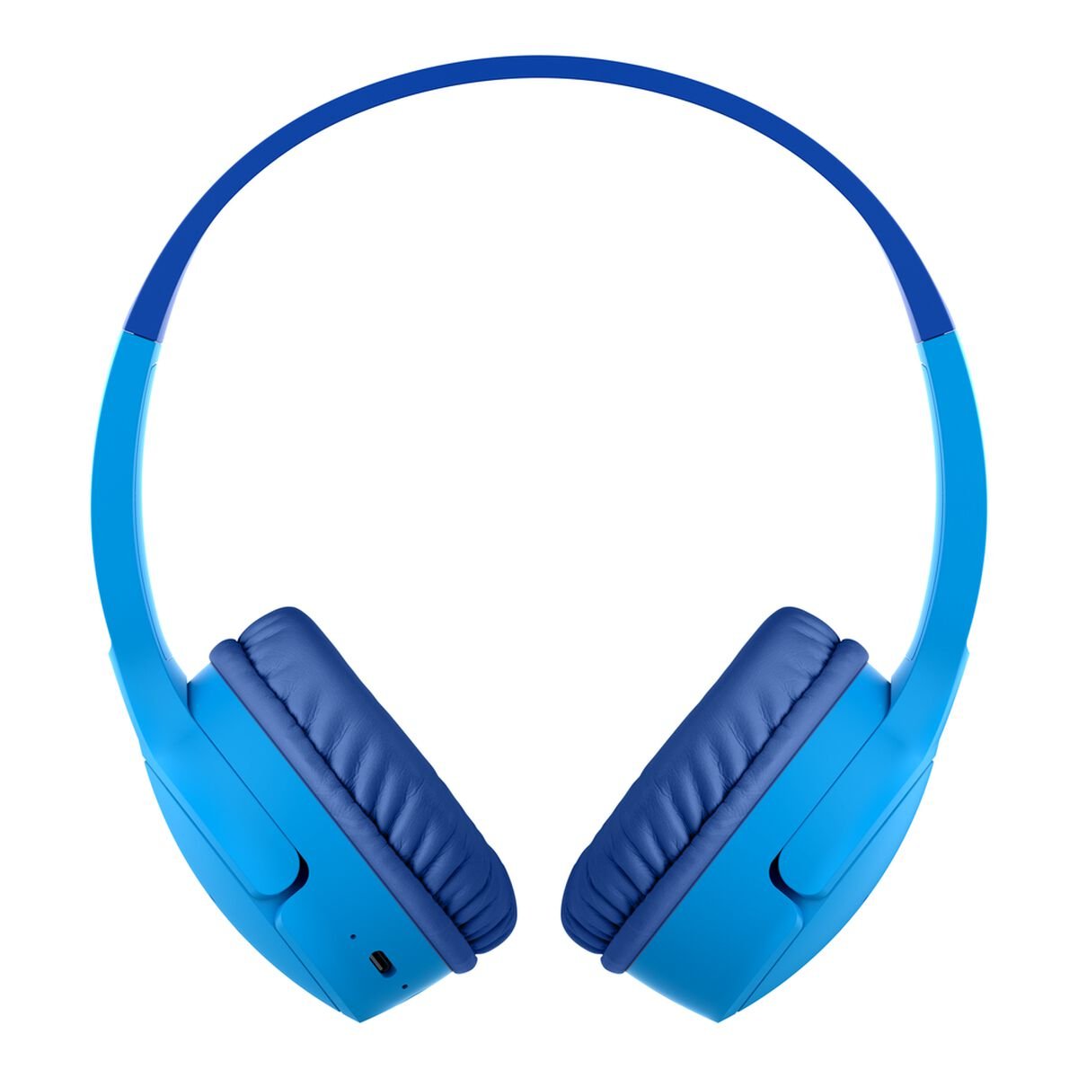 Belkin - SoundForm Mini Kids Wireless Headphones with Built-In Microphone, 30H of Playback Time, & Fun Stickers - Over-Ear Headsets for Online Learning, School, Travel, iPhone, iPad, Galaxy - Blue