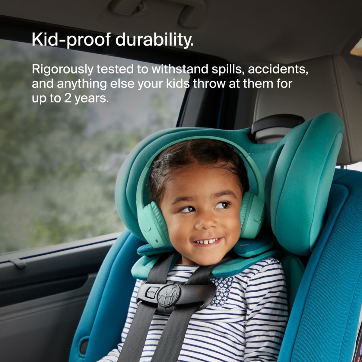 Belkin - SoundForm Mini Kids Wireless Headphones with Built-In Microphone, 30H of Playback Time, & Fun Stickers - Over-Ear Headsets for Online Learning, School, Travel, iPhone, iPad, Galaxy - Mint Green