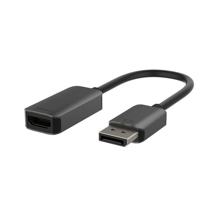 Belkin Active Display Port (Male) to HDMI 4K 60Hz (Female) Adapter - Black