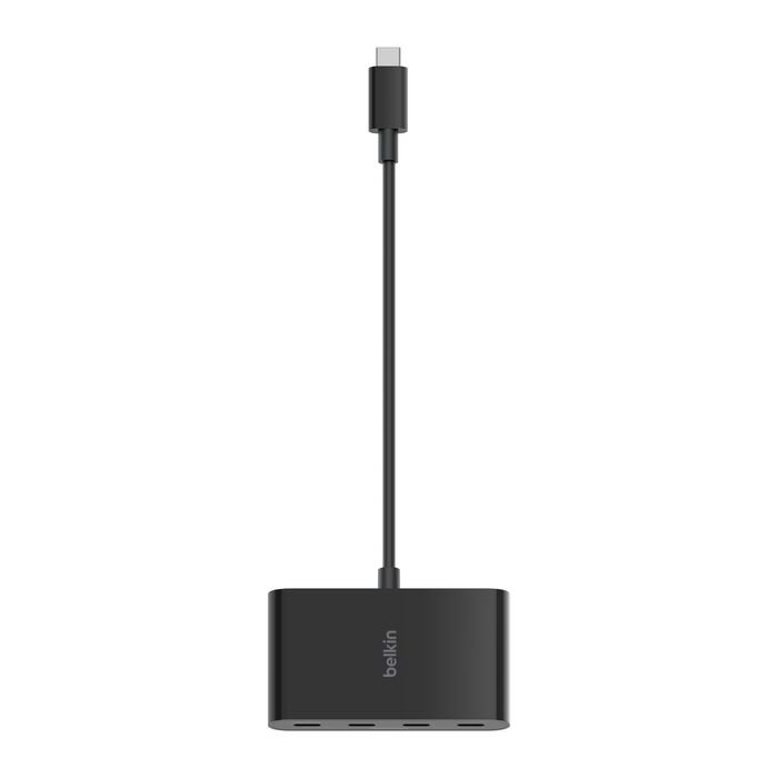 Belkin - USB-C Port Hub 4 x USB-C with 100 Watt Power Delivery Ports - Black