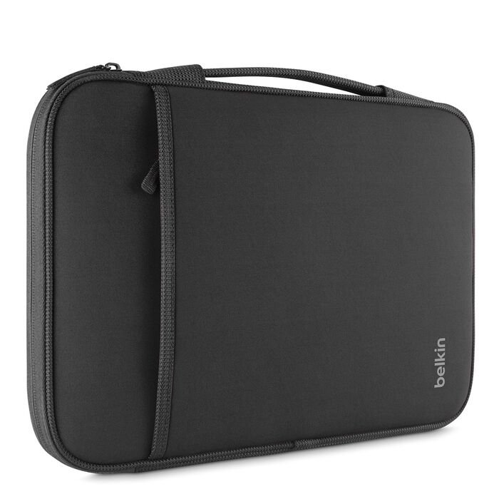 Belkin - Sleeve for MacBook Air 13" and most other 13" devices with Carry Handle - Black