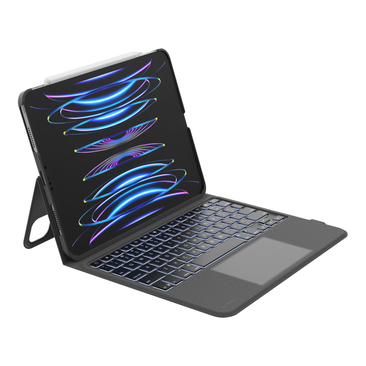 Belkin - Everday Keyboard Case with Touch Pad and Magnetic Case Compatible with Apple iPad Air 10.9"/ iPad Pro 11"/ iPad Air 11" (M2/M3/M4) - Black