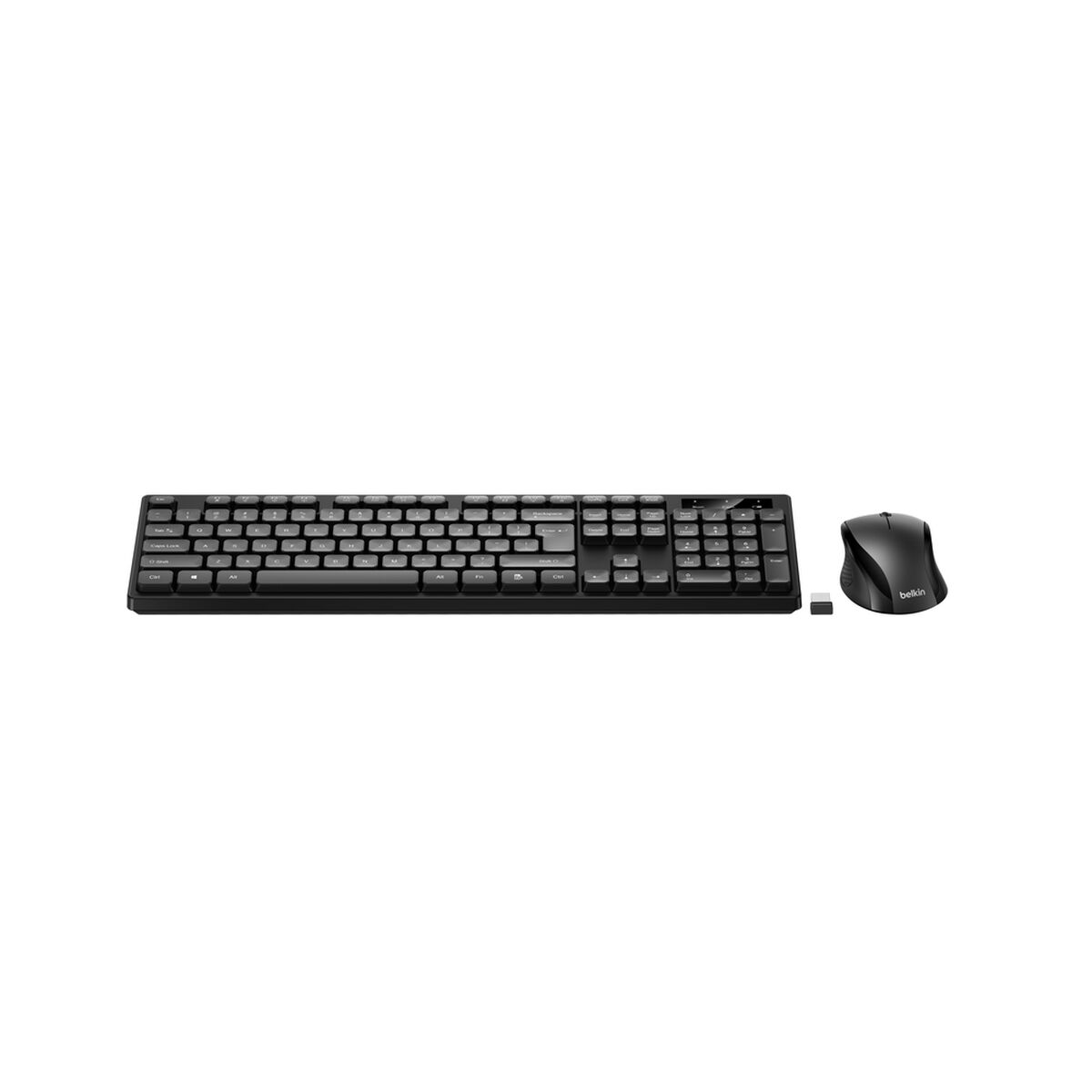 Belkin - Wireless Keyboard and Mouse Combo - Black
