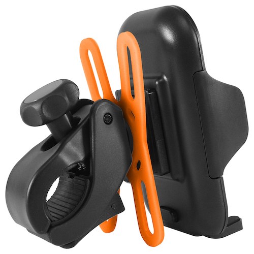Macally Bicycle Holder Compatible with Mobile Phones - Black