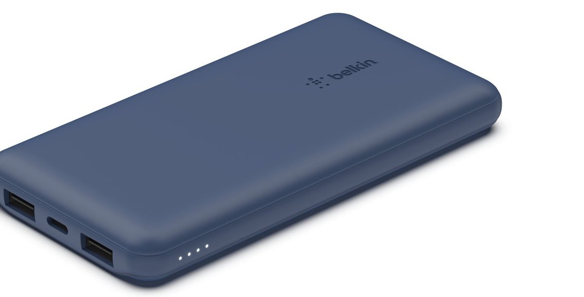 Belkin - BoostCharge 10 000 mAh 15 Watt - Blue