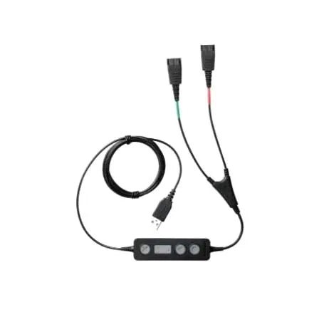 JABRA - LINK 265 USB WITH 2 QD TRAINING CABLE WITH MUTE OPTION