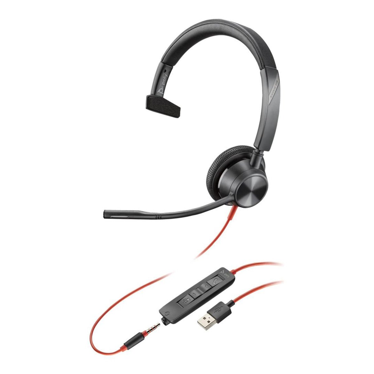 POLY HP_POLY - BLACKWIRE 3315, BW3315 USB-A
