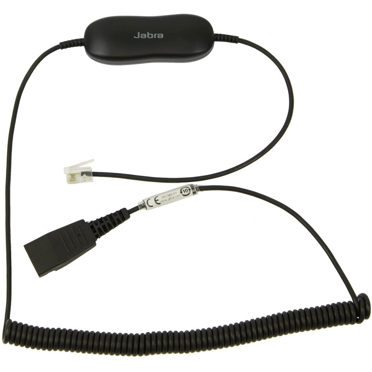 JABRA - SMART CORD, QD TO RJ9, COILED, WITH 8-POSITION SWITCH CONFIGURATOR, FOR AVAYA 96XX SERIES)