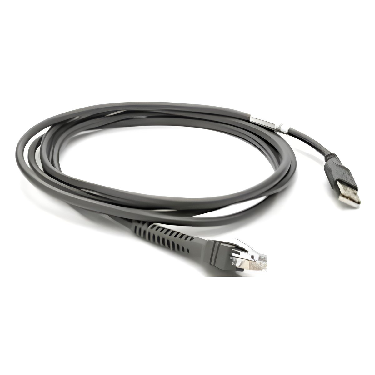 Zebra - Cable - Shielded USB: Series A Connector; 7ft. (2.1m); Straight