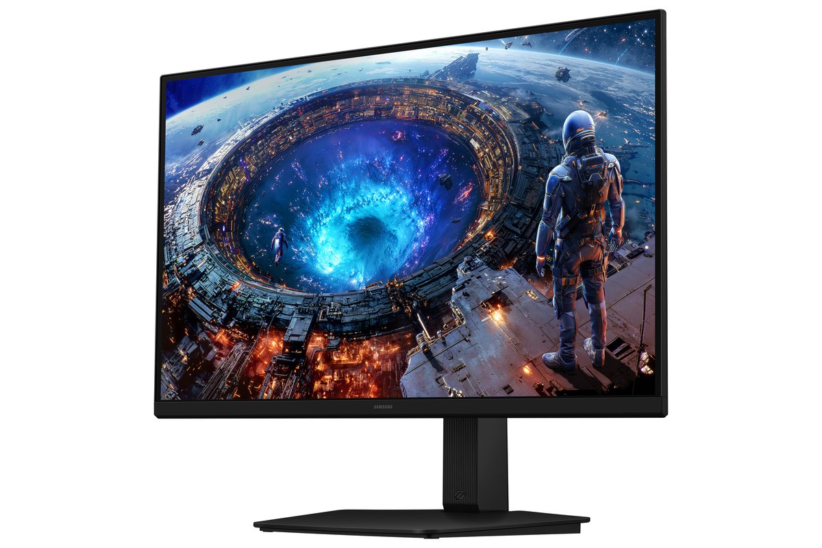 Samsung Components SAMSUNG 27" 16:9 / 5120x2880 (5K) / Flat / Borderless / IPS / 180 Hz & DLG 360Hz / HDR10 / FreeSync Premium Pro / G-Sync compatible / 2 x HDMI (2.1) & 1 DP (1.4) / USB Hub / HAS