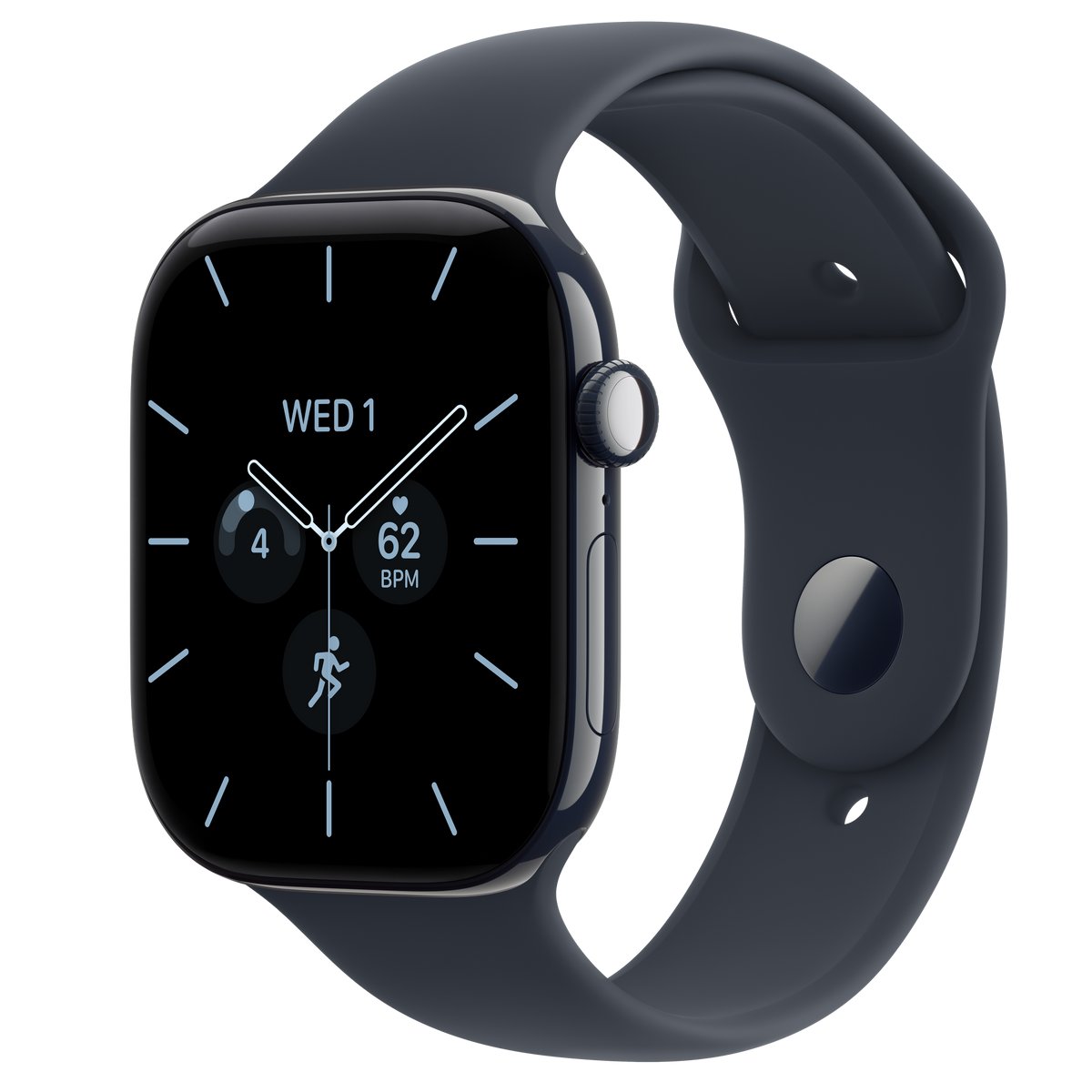 APPLE WATCH SERIES 12 GPS + CELLULAR 46MM NIGHT BLUE CERAMIC CASE WITH NAVY BLUE SPORT BAND - S/M