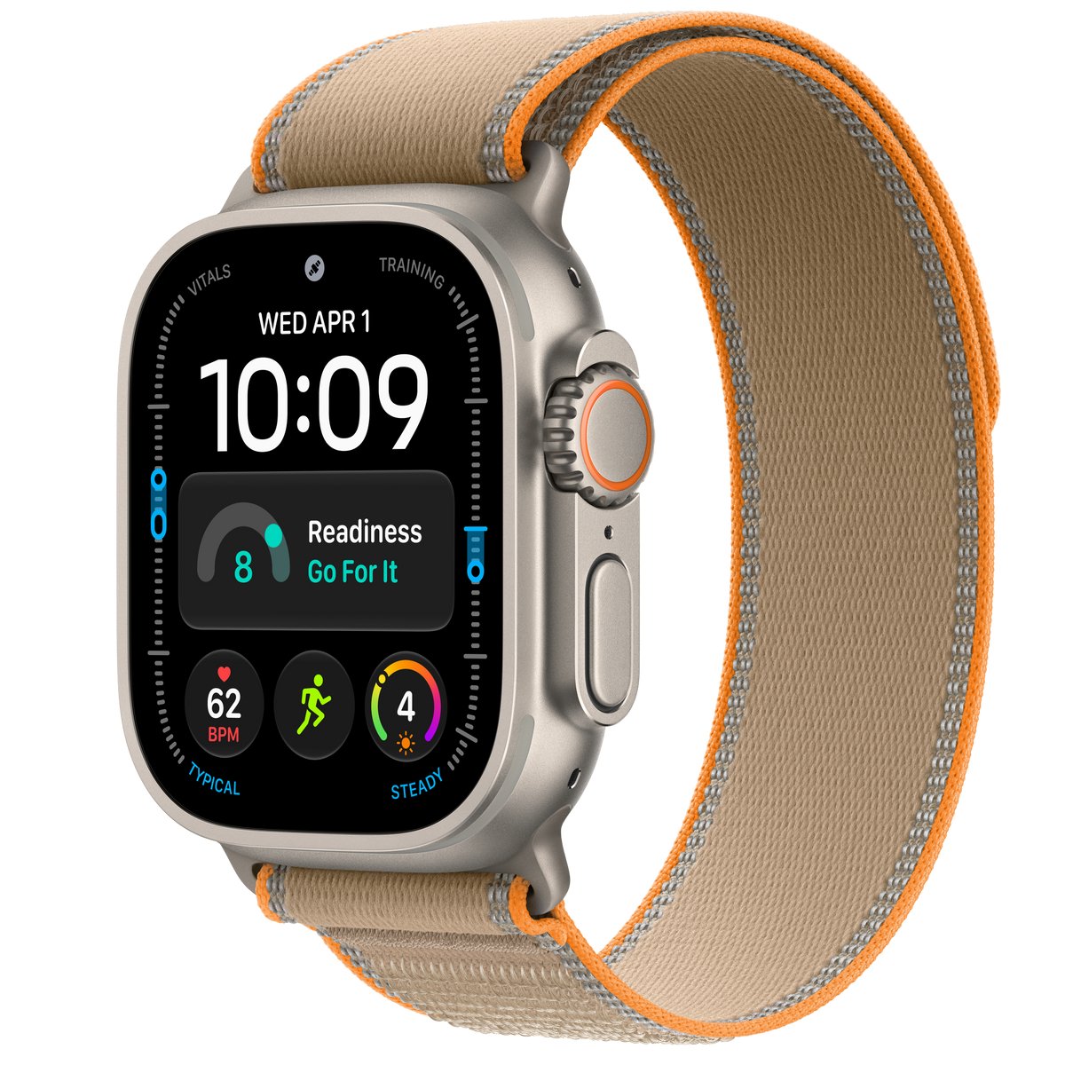 APPLE WATCH ULTRA 4 GPS + CELLULAR 49MM NATURAL TITANIUM CASE WITH SAND TRAIL LOOP - S/M