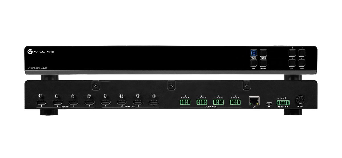 Atlona 4K/UHD HDR 4×4 HDMI Matrix Switcher