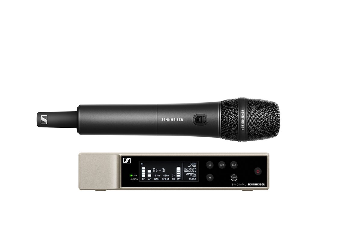 Sennheiser EW-D 835-S SET (S1-7), Receiver, Handheld Transmitter, MMD 835 Capsule, 606.2-662MHz