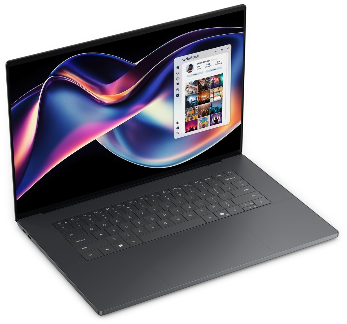 Dell XPS 16 DA16260, Graphite, 16.0", Touch, 3.2K (3200x2000), 20-120Hz, OLED, 400 nits, InfinityEdge, Series 3 Intel® Core™ Ultra X9 Processor 388H (16 cores, 18MB Cache, up to 5.1 GHz), 64GB LPDDR5x Dual Channel at 9600 MT/s, 1TB, M.2, PCIe NVMe, S