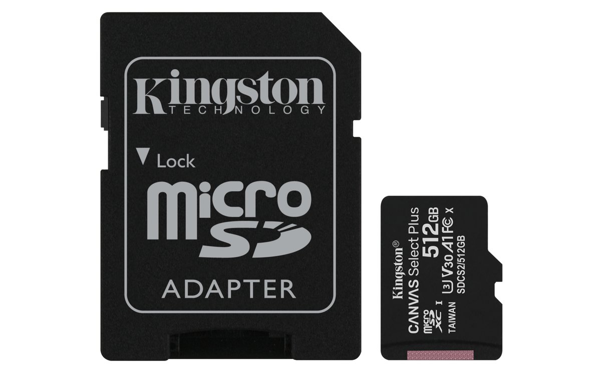 Kingston SDCS2/512GB miCro sdXc Canva