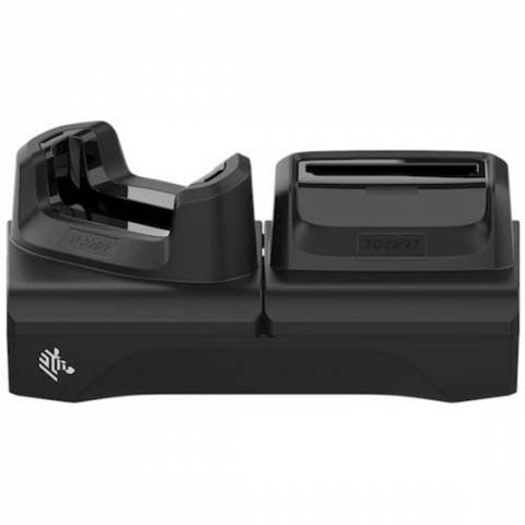 Zebra Single-slot and spare battery charging cradle for TC22 / TC27 device and its spare battery. Power supply (PWR-BGA12V50W0WW