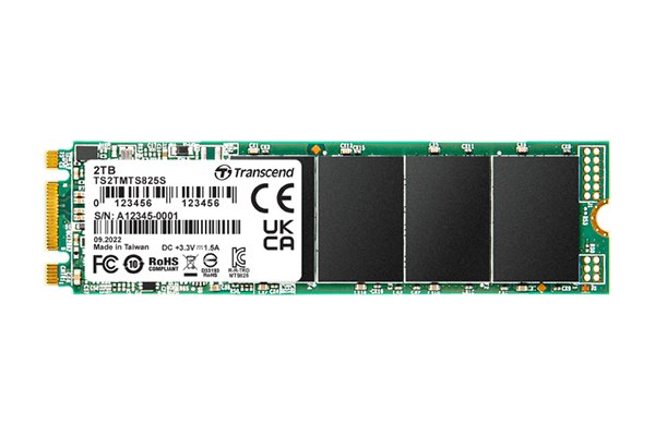Transcend 2 Tb MTS825S M.2 SATA3 2280 SSD - Cacheless TLC