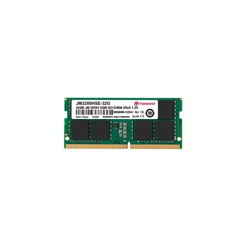 Transcend Jet Memory 32GB DDR4-3200 Notebook So-DIMM 2RX8 CL22