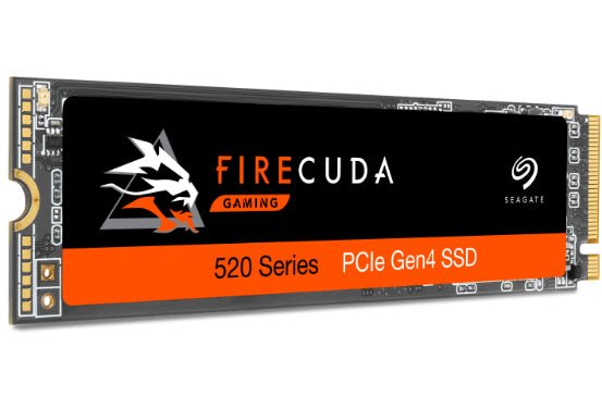 Seagate ZP2000GM3A002 2Tb/2000Gb Firecuda 520 - nGff ( M.2 ) 3D TLC SSD + SLC cache , NVMe PCIe (Gen4.0) x4 mode , type 2280 -22x80x2.38mm (single sided) , , LDPC (Low Density Parity Check) ECC , burst performance read/write : 5000/4400 mb/sec ; random ioPS 4K read/write : 750000/700000 , 3600TBW - 5 years warranty