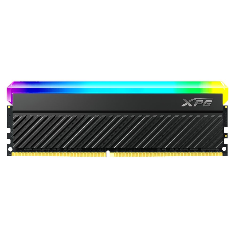 Adata AX4U360016G18i-CBKD45G RGB D45g , tall heatsink ( 133.4x45.3x8.2mm ) with 2oz Copper 10-layer PCB , 16Gb - support AMD + Intel XMP ( eXtreme Memory Profiles ) , Ddr4-3600 ( pc4-28800) , CL18 , 1.35v - 288pin - lifetime warranty