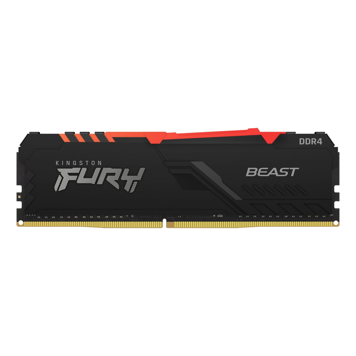 Kingston RGB Fury beast KF436C18BBA/16 / KF436C18BB2A/16 , DDR4-3600 ( pc4-28800) , with asymmetrical heatsink , CL18 , 16Gb - support Intel XMP ( eXtreme Memory Profiles ) , 1.35 - 288pin - lifetime warranty