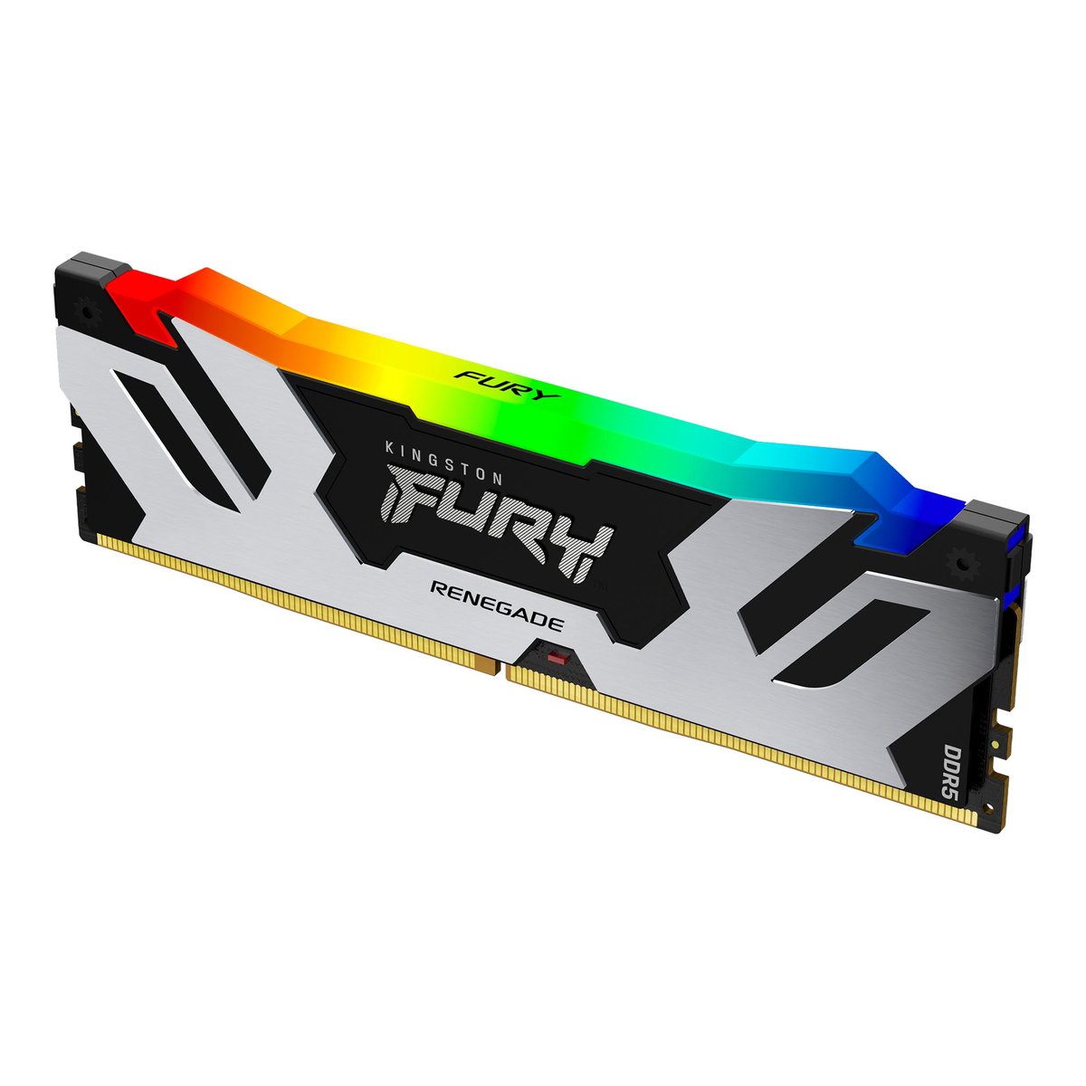 Kingston Fury Renegade RGB - 16GB x1 (16GB) , DDR5-6400MT/s , CL32 , Black