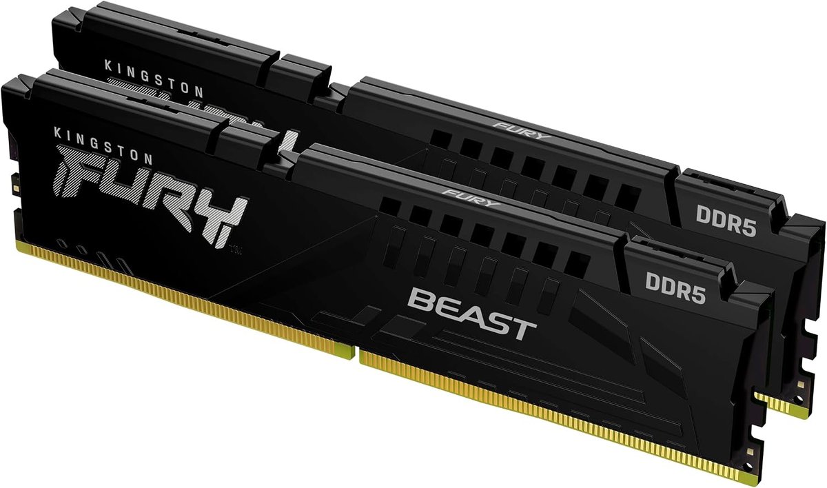Kingston Fury Beast - 8GB x2 (16GB) , DDR5-5600MT/s , CL36 , Black