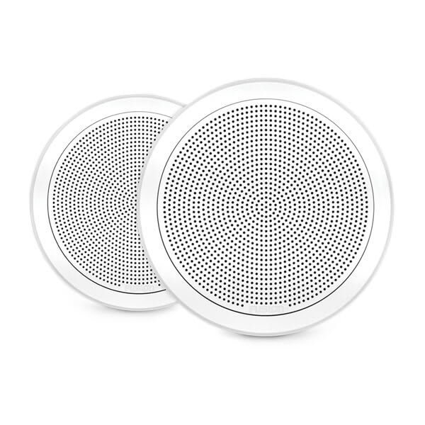 Garmin FM-F77RW, Fusion, Flush Mount Spkr, 7.7", Round White