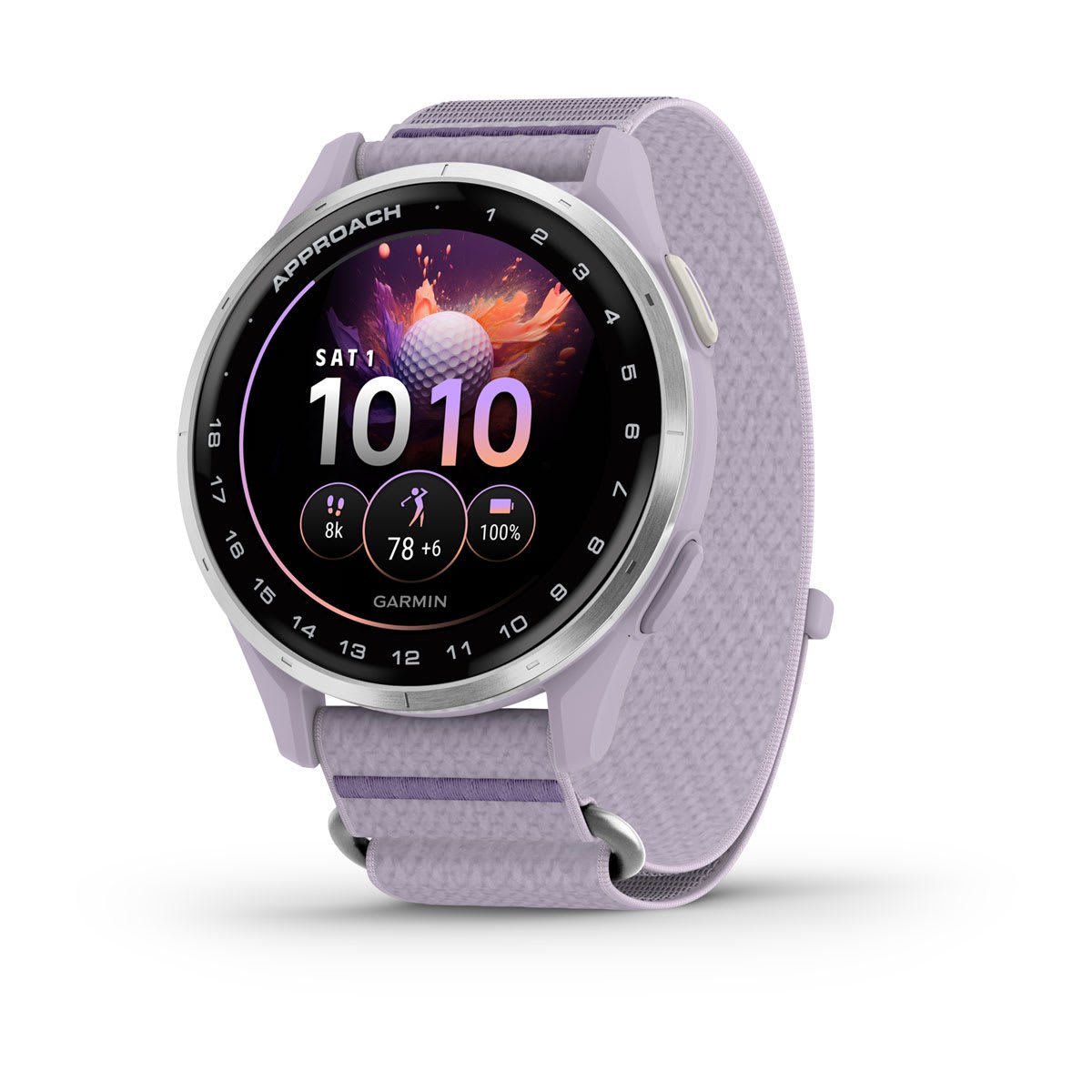 Garmin Approach J1, 43 mm, Golf GPS, Nylon, Lilac, WW