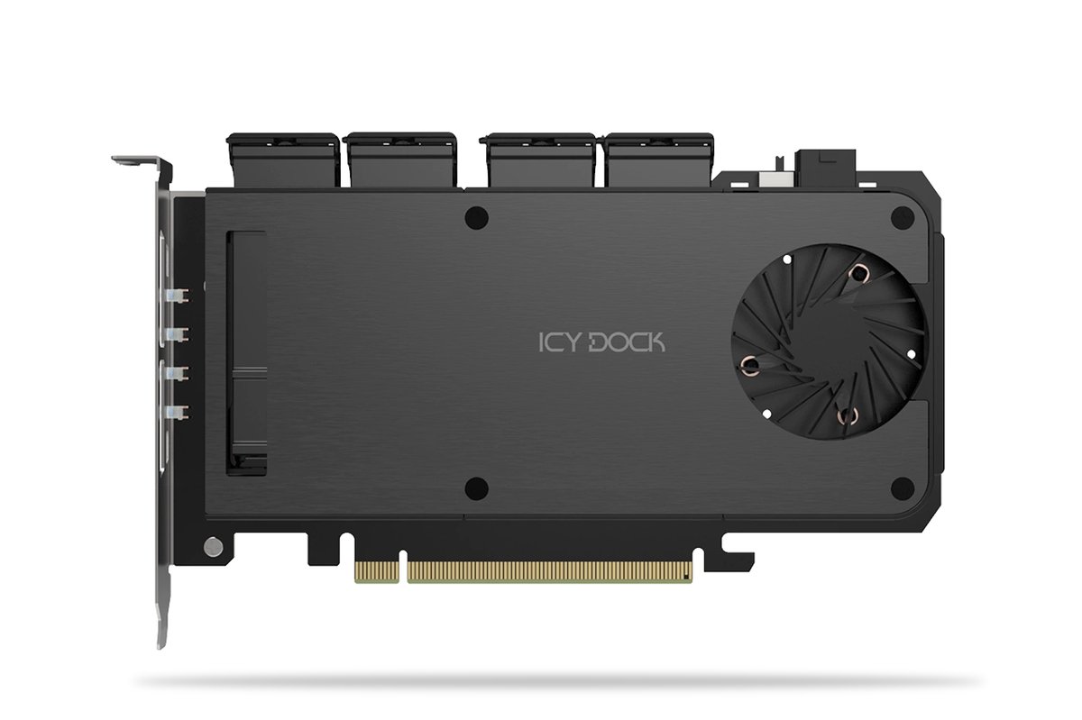 ICY DOCK Icydock 204MP-B 4x m.2->pcie5x