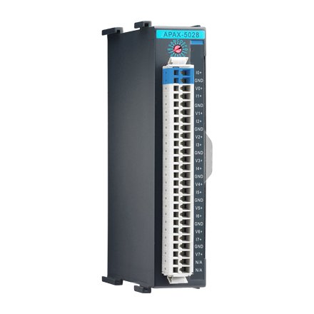 Advantech 8-Channel Analog Output Module With 14-Bit Resolution And Short Circuit Protection, Isolation Between Channels And Backplane