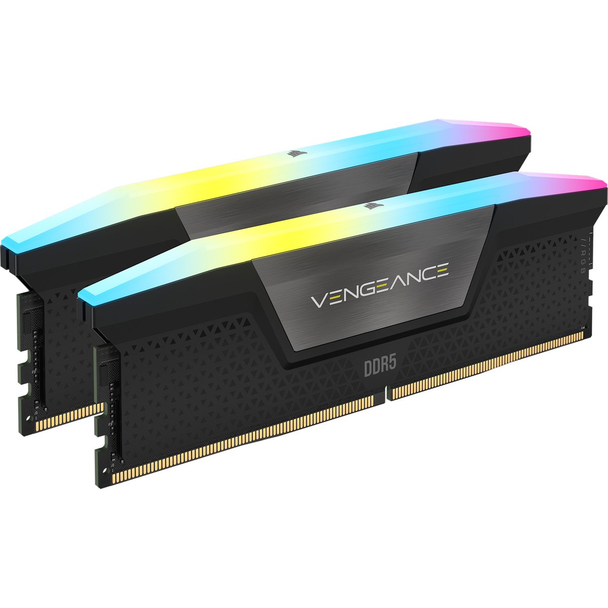 CORSAIR VENGEANCE RGB DDR5 16GB (2 x 8GB) DDR5 5200 CL40-40-40-77 1.25V Intel XMP - BLACK