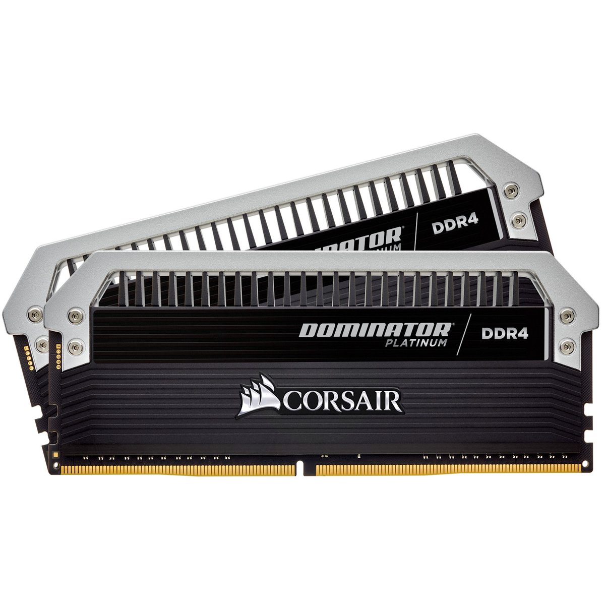 Corsair CMD16GX4M2E4000C19 dominator Platinum + Fan ( Corsair CMDAF Dominator Airflow Platinum LED memory cooler ) , with DHX technology + with white LED light bar + DHX Pro / corsair link , with 8-layer PCB , 8Gb x 2 kit - support Intel XMP ( eXtreme Memory Profiles ) , Ddr4-4000 ( pc4-31999) , CL19 , 1.35v - 288pin - lifetime warranty