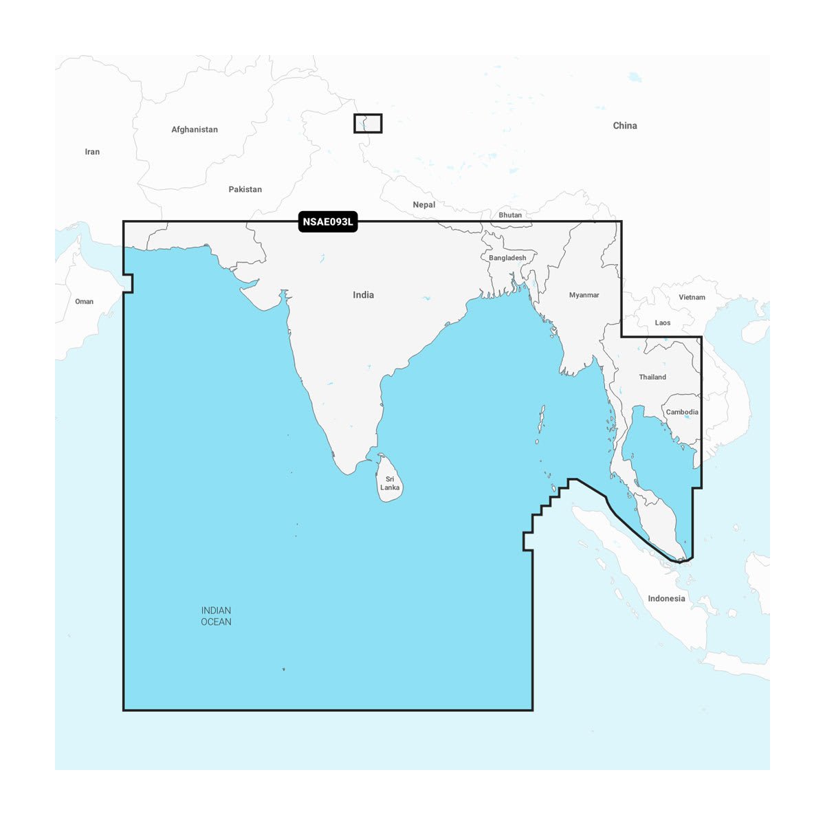 Garmin NSAE093L Indian Ocean to Thailand (GN+)
